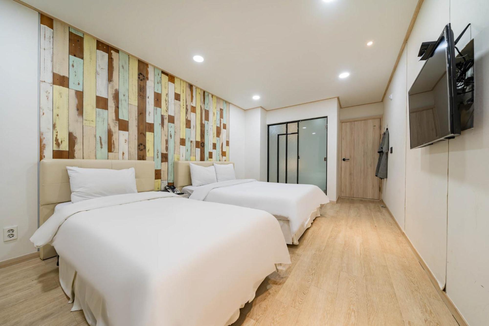 Gangneung Gyeongpodae Hotel Cube Exterior foto