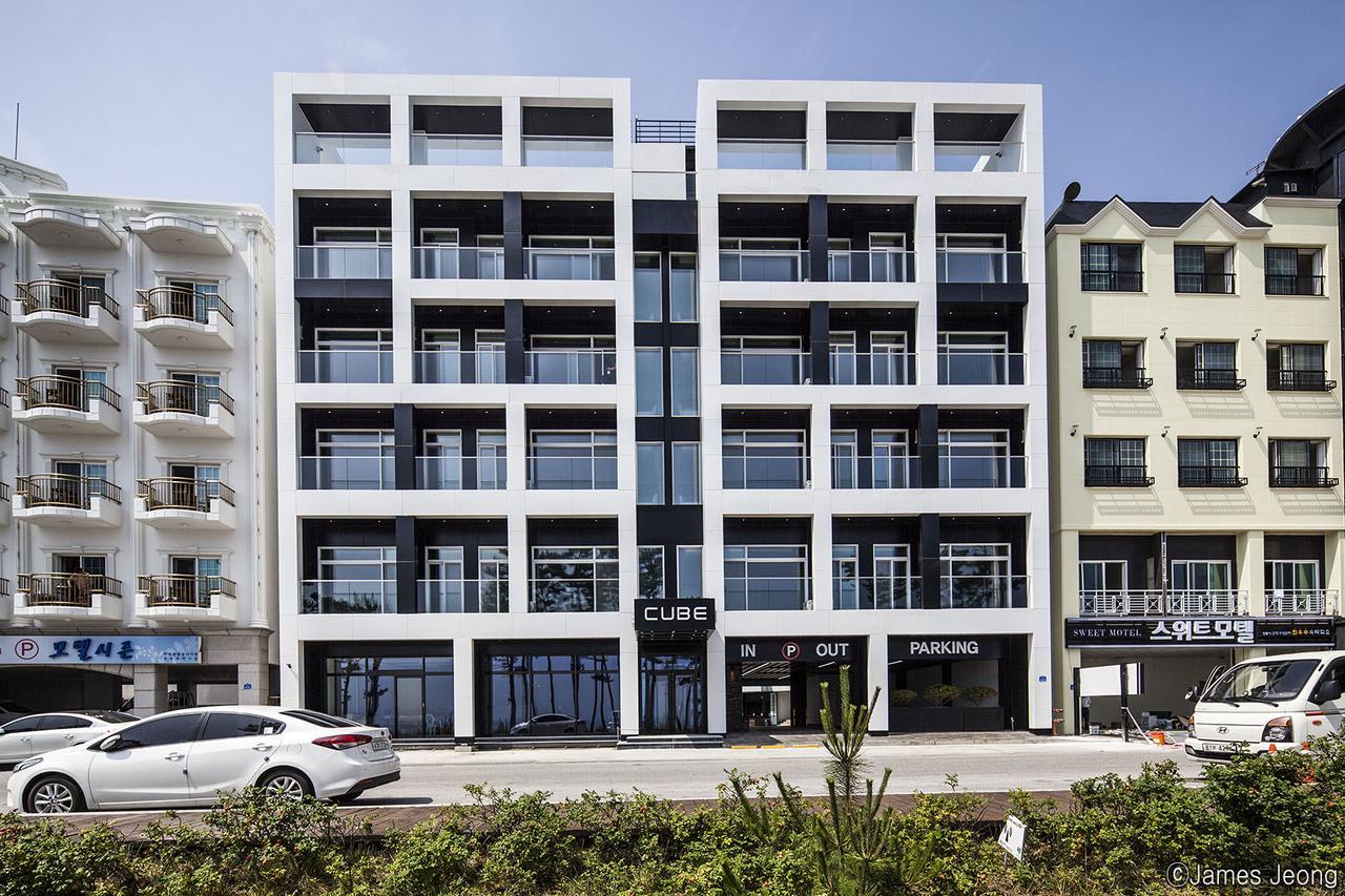 Gangneung Gyeongpodae Hotel Cube Exterior foto