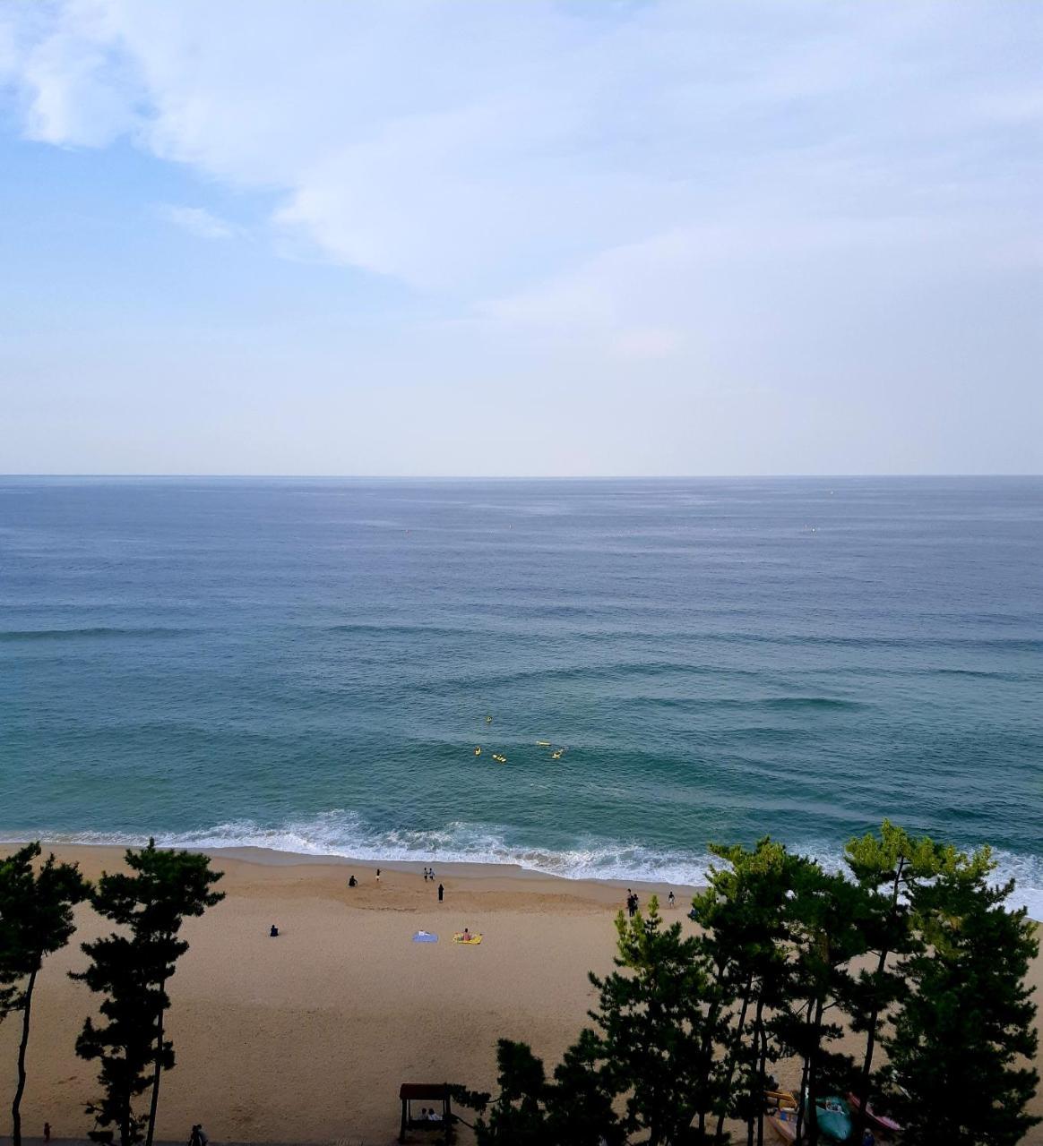 Gangneung Gyeongpodae Hotel Cube Exterior foto